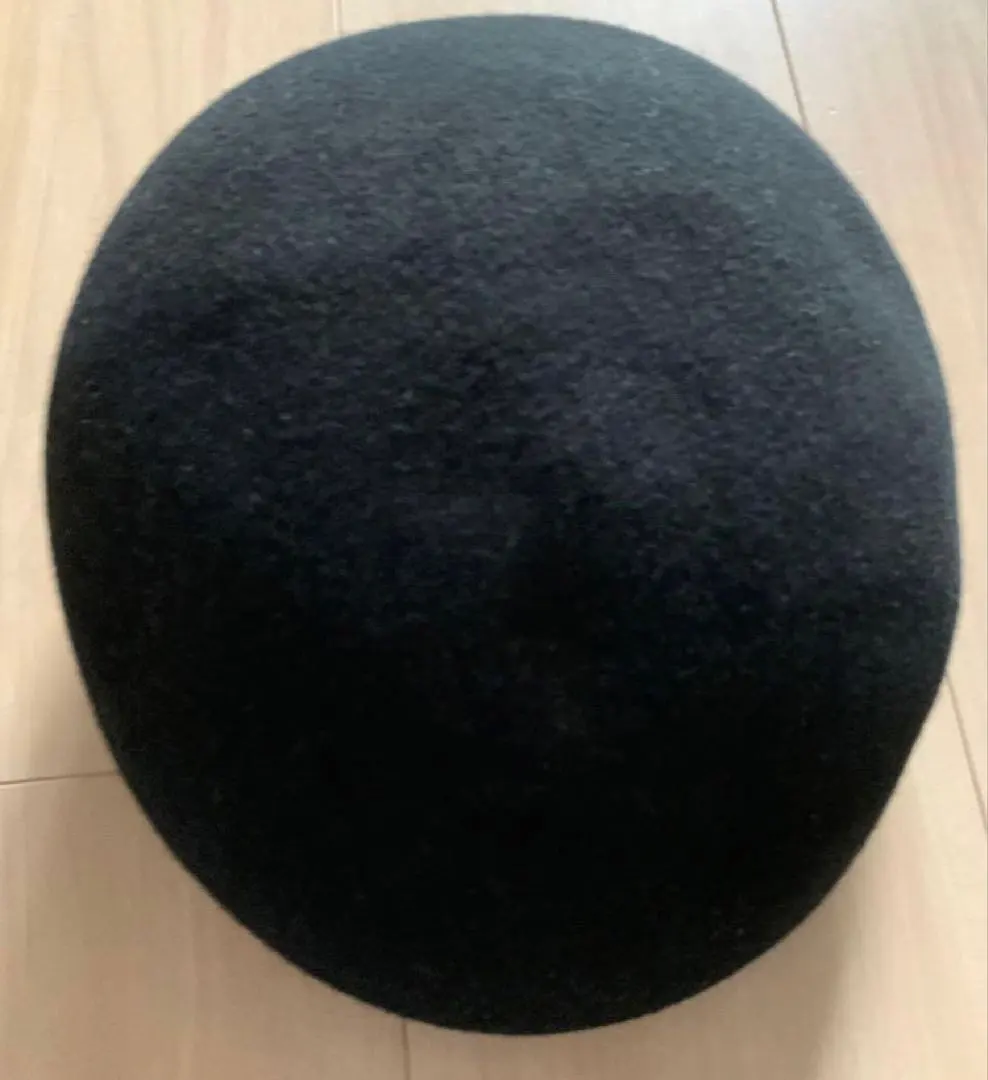 Thumbnail of Michiko Koshino Black Beret Hunting Cap Wool