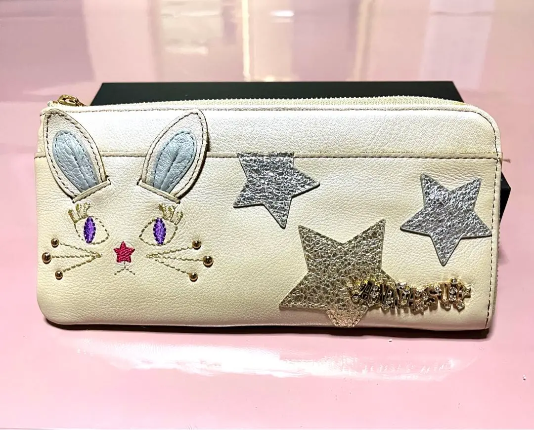 極美品✨️アナスイ がま口財布 本革ウォレット シボ革 うさぎ 2025年最新】アナスイ うさぎ 財布の人気アイテム - メルカリ