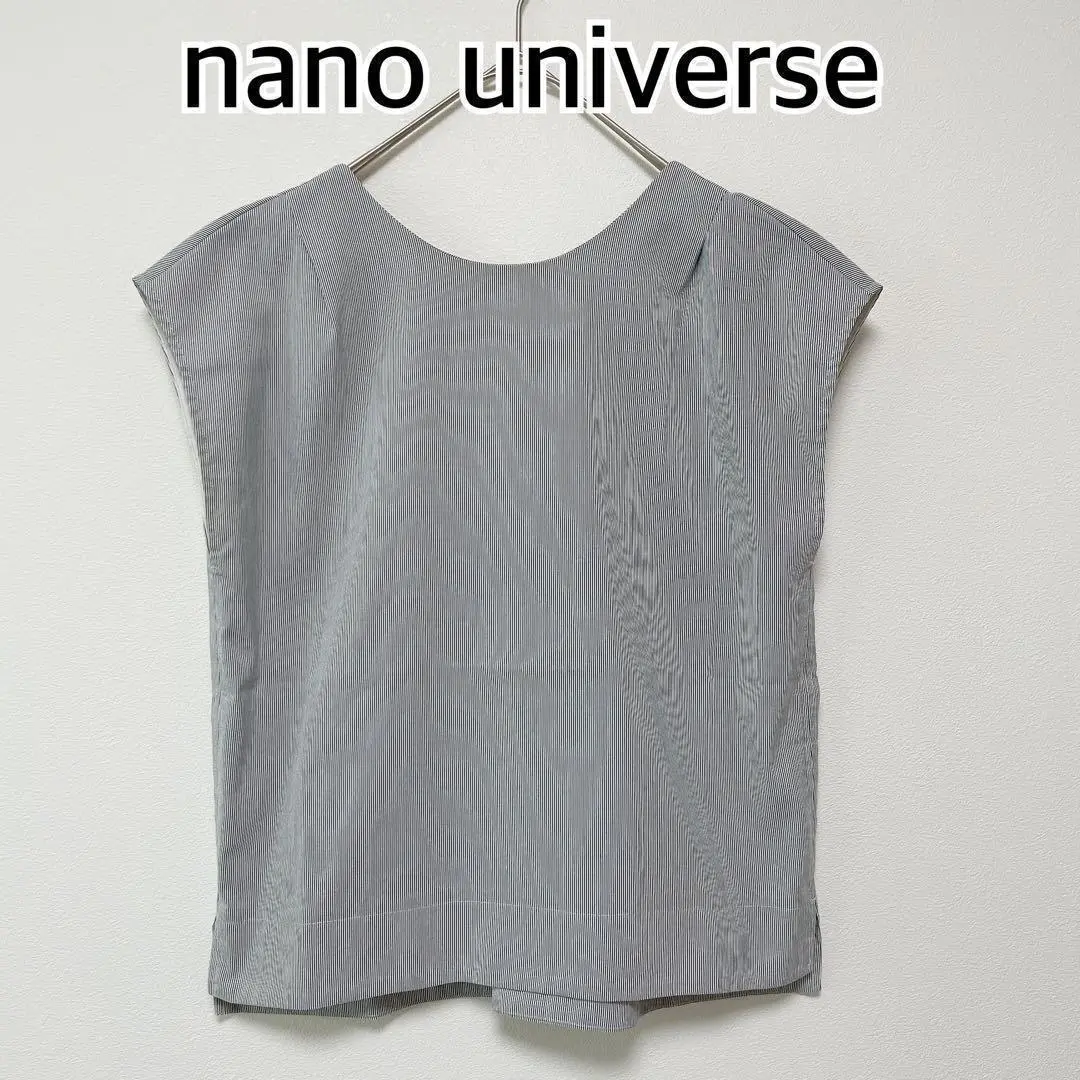 nano universe 納米宇宙 半袖女襯衫 短袖上衣 條紋 的縮圖