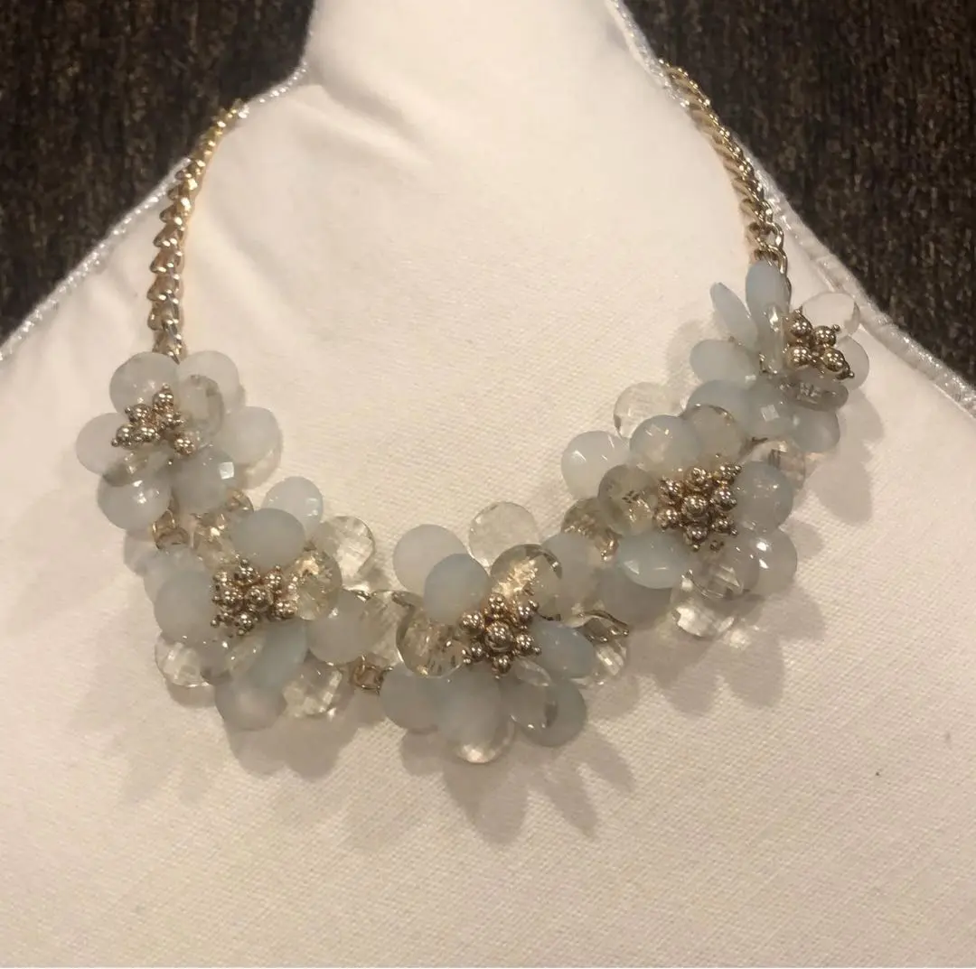 Thumbnail of Flower Large Floral Motif Necklace