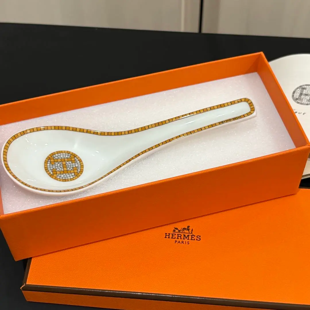 エルメス　トゥカン　スープスプーン　レンゲ　※ お値下げ中‼︎ 古典 エルメス お値下げ中‼︎ ※ レンゲ スープスプーン トゥカン