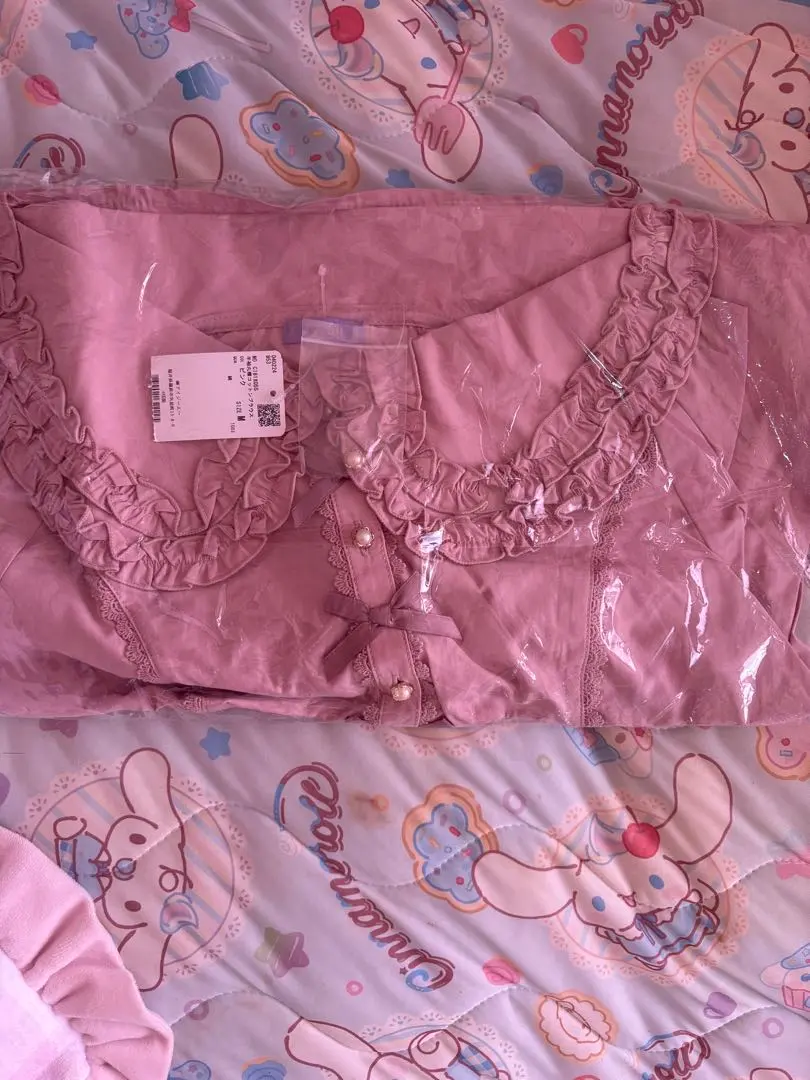 Thumbnail of axes femme kawaii cotton blouse, pink