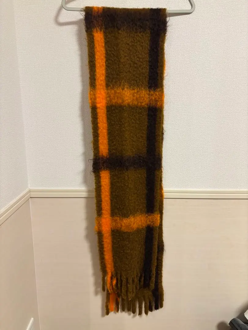 IENA LOVAT＆GREEN ロバットアンドグリーン チェックウールストール LOVAT＆GREEN/ロバットアンドグリーン】チェックストール