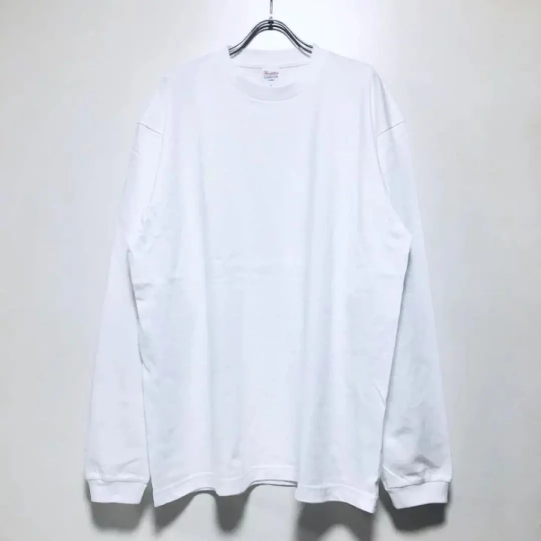 Thumbnail of New Relax 5.6 oz Oversized Long Sleeve T-shirt Men's White M