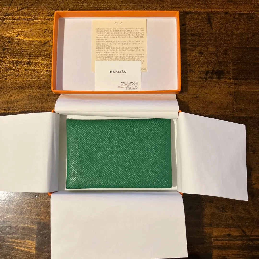 愛馬仕 Galvi 卡片夾 伊勢丹購入 的縮圖