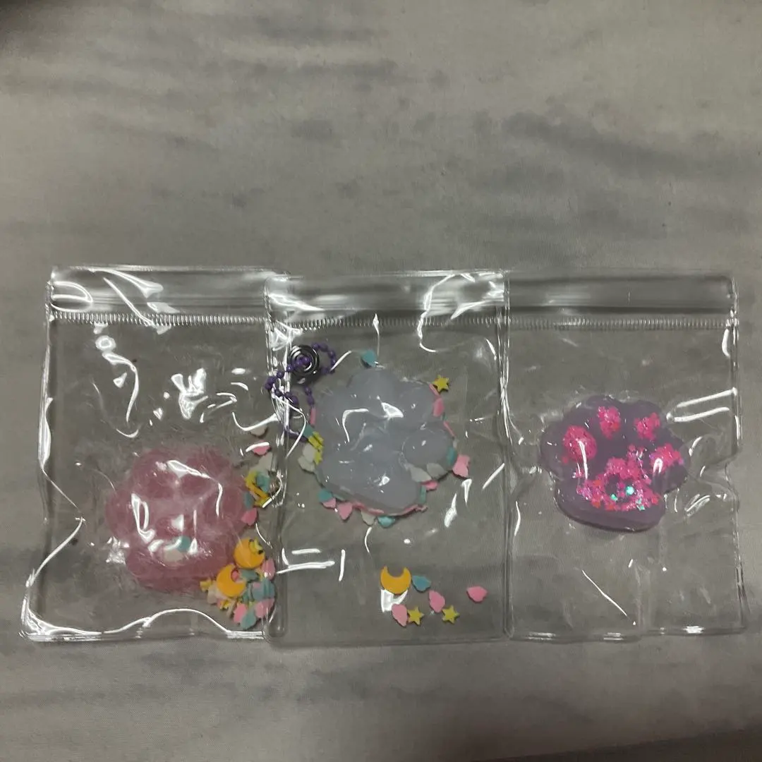 Thumbnail of Set of 3 Handmade Paw Print Squishies