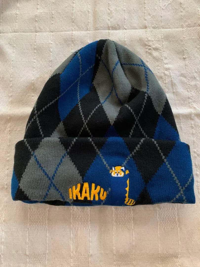 伊卡克 針織帽 毛線帽 graniph 秋冬 阿蓋爾格紋 的縮圖