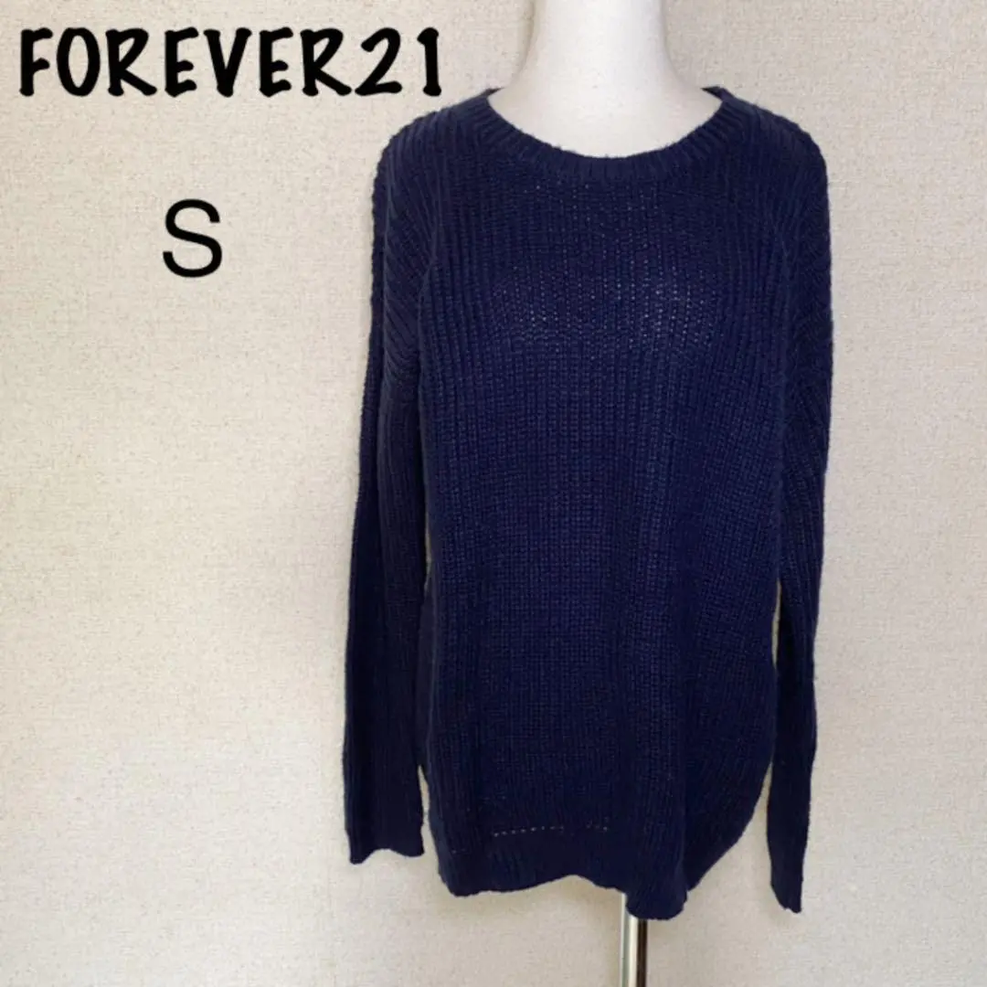 Thumbnail of FOREVER21 S Navy Knit Sweater