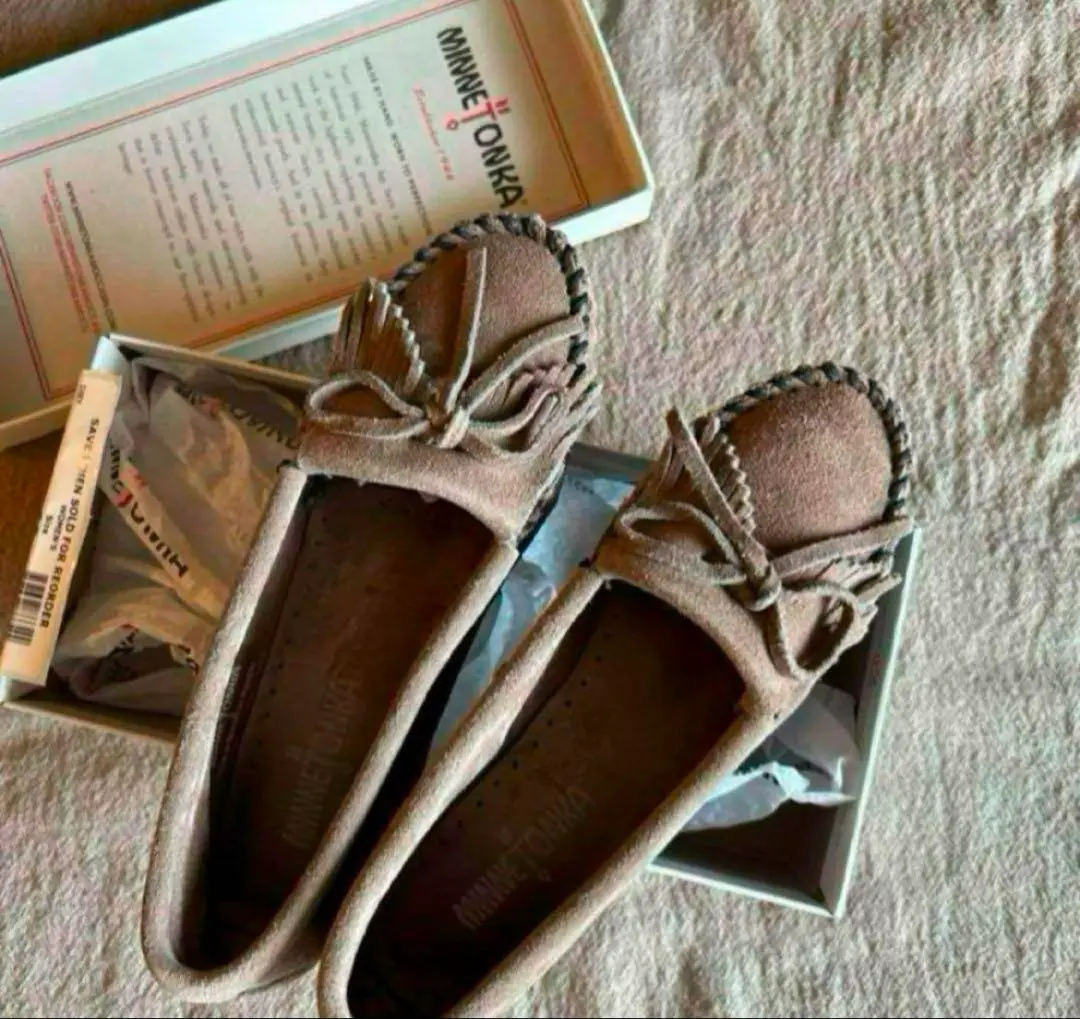 Thumbnail of Minnetonka Moccasins, Gray