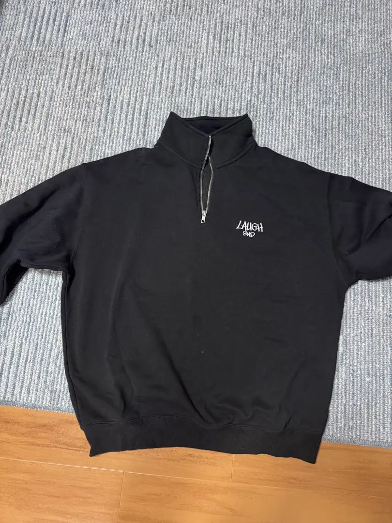 LAUGHEND （ラフェンド） ハーフジップ 春服 LAUGHEND half zip (ash) ラフェンド ハーフジップ - メルカリ