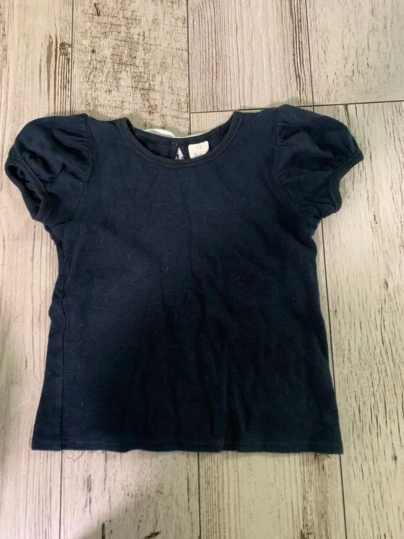 Thumbnail of Bee Black T-shirt, Size 120, with Ribbon