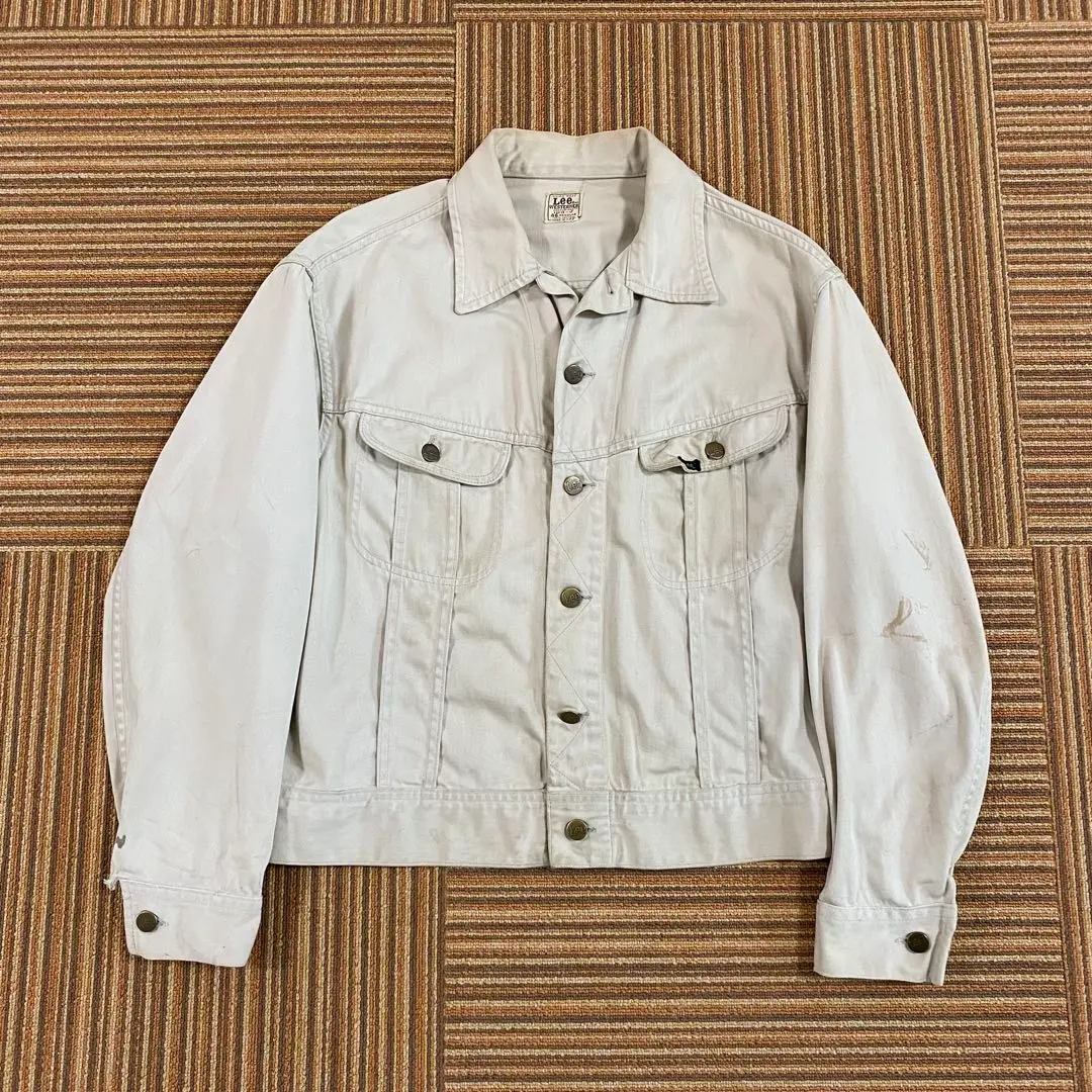 60s Lee ウエスターナー デニムジャケット 美品 38Long USA製 希少レア 60年代 USA製 Lee リー WESTERNER ウエスターナー 100