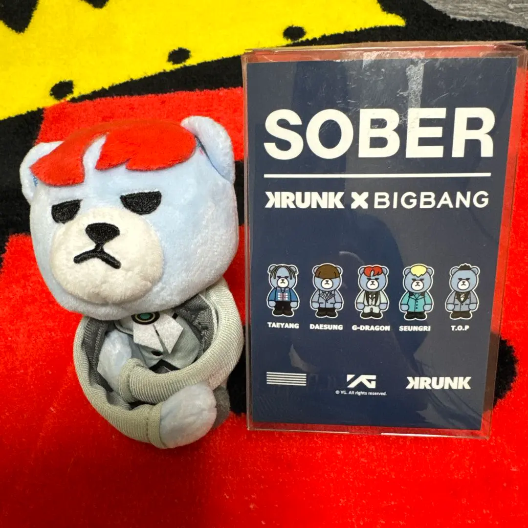BIGBANG ジヨン コラボ クマ ぬいぐるみ 未開封 BIGBANG - G-DRAGON クマ ぬいぐるみ 公式グッズ ジヨン BIGBANGの通販