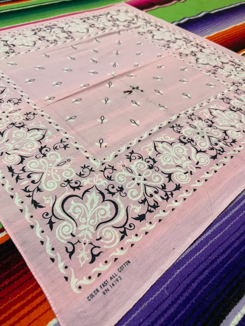 70s アイアンクロス　バンダナ　bandana RN14193 1970s】WAMCRAFT ワムクラフト アイアンクロス柄 バンダナ