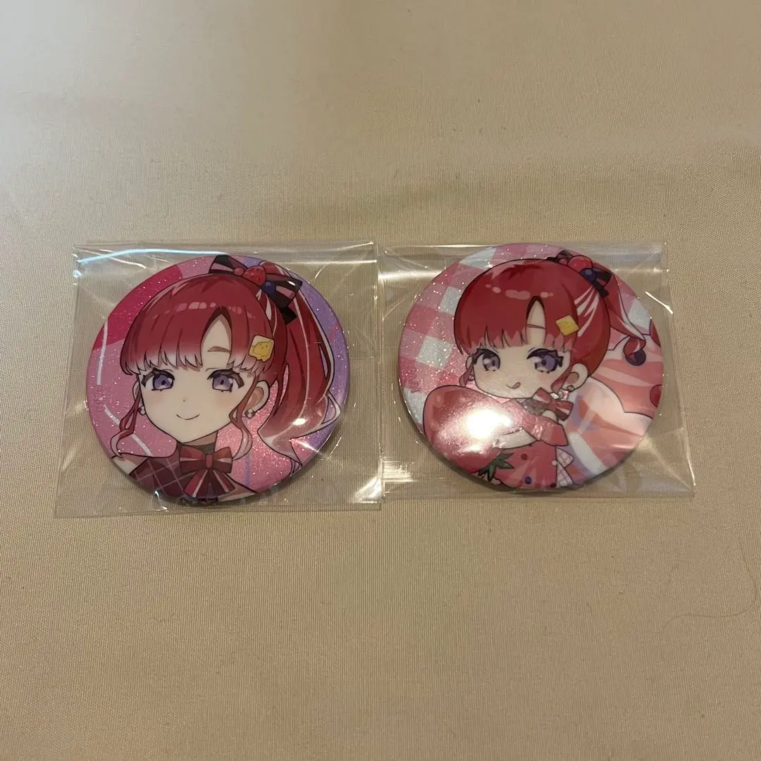 Thumbnail of NIJISANJI Speciale Saotome Berry Can Badge Set