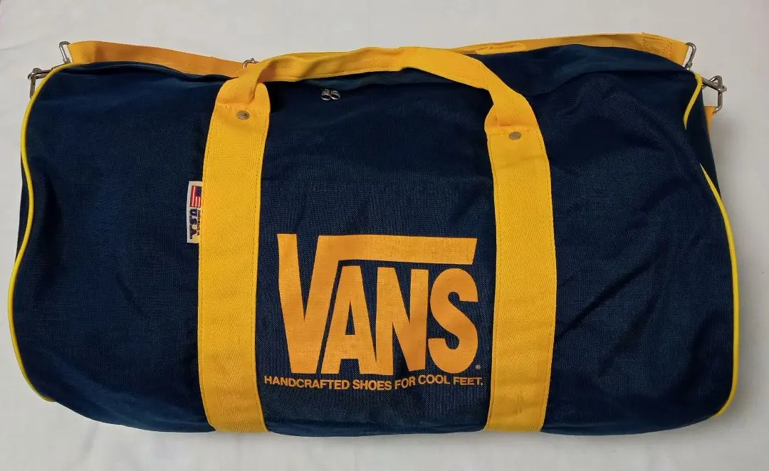 【ビンテージ品】VANS ドラムバッグ　USA製　ボストンバッグ　希少品　バンズ ビンテージ品】VANS ドラムバッグ USA製 ボストンバッグ 希少品