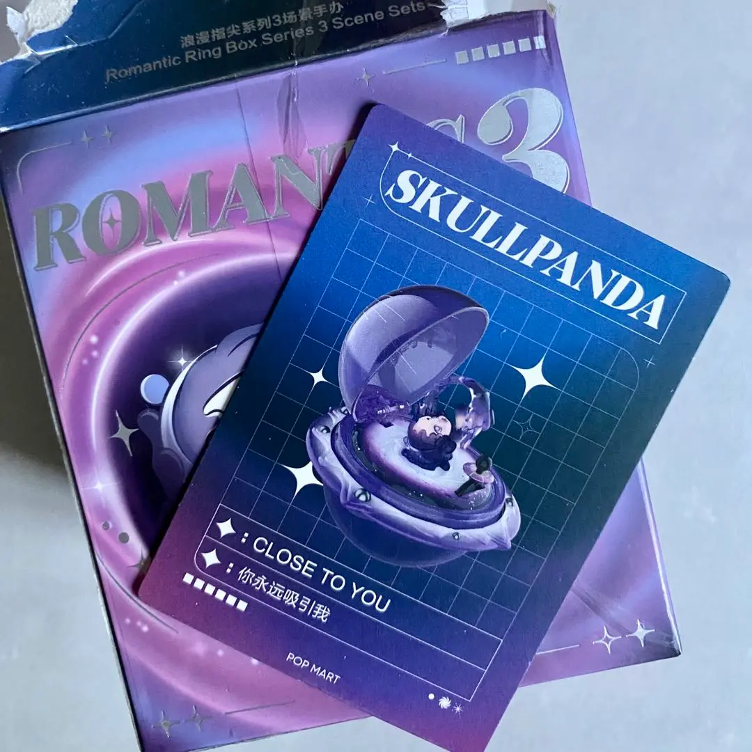 POPMART ロマンティック リング ボックス SKULLPANDA ロマンティック リング ボックス シーンセット【アソート
