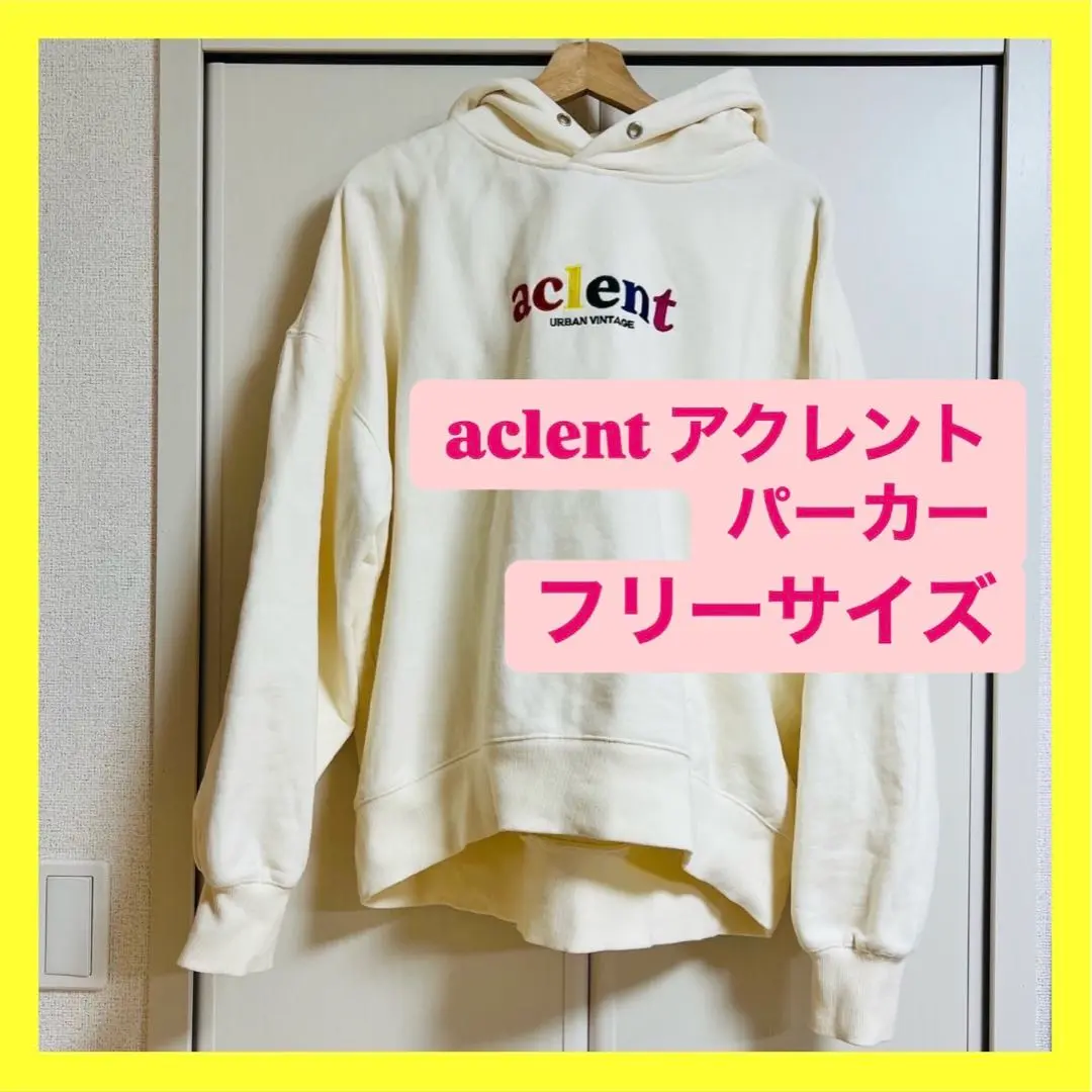 アクレントaclent Boy friend colorful hoodie アクレントaclent Boy friend colorful hoodie