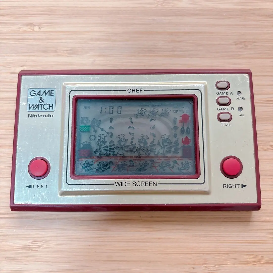 レトロ 液晶ゲーム】任天堂 シェフ CHEF ゲーム＆ウオッチ