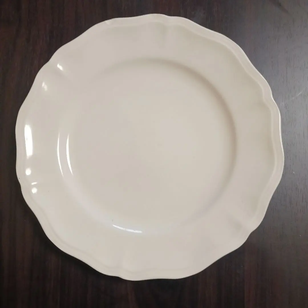 Thumbnail of French Antique Sarreguemines Floral Rim Plate