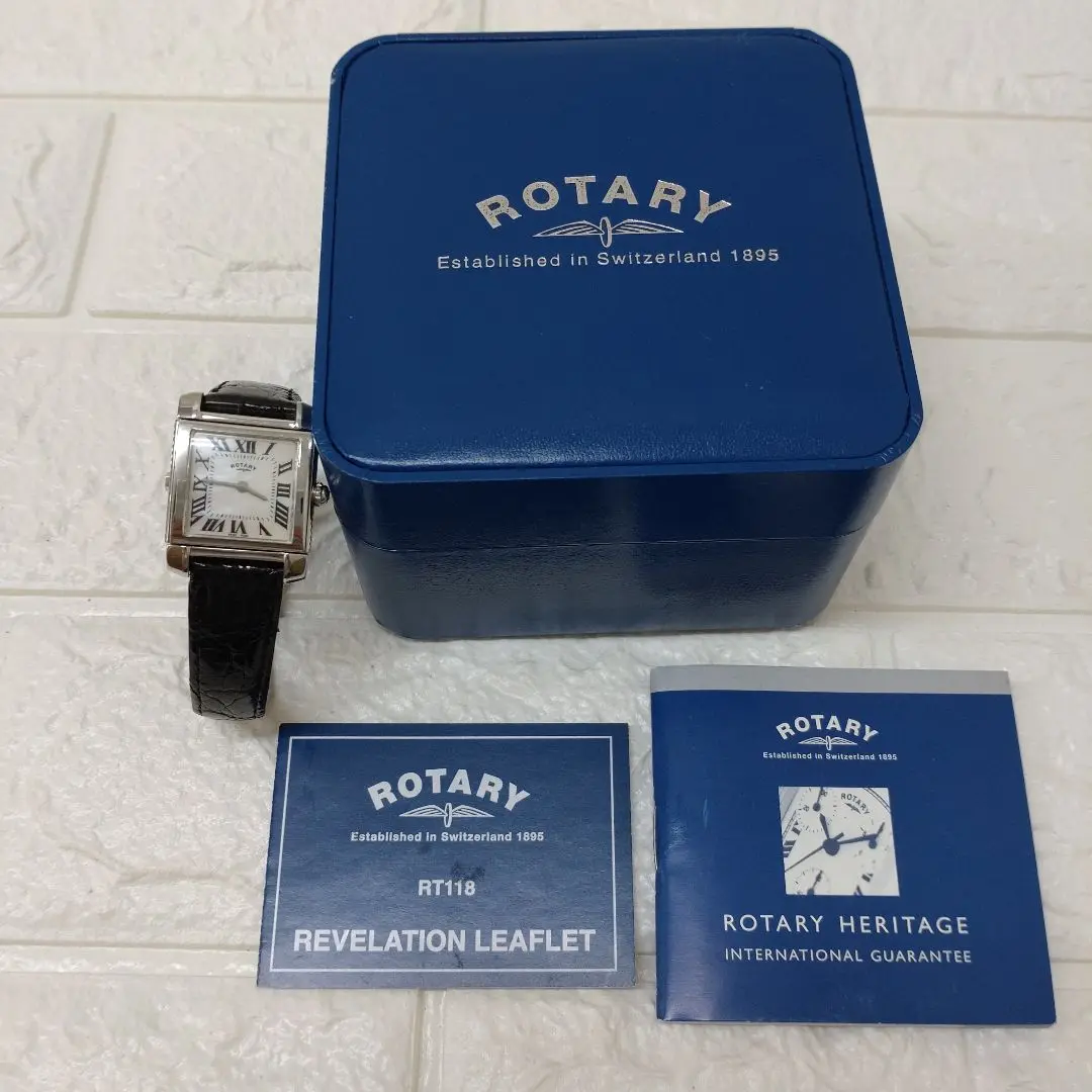 ROTARY ロータリー 手巻き【18.23.56】レッド【稼働品】レディース