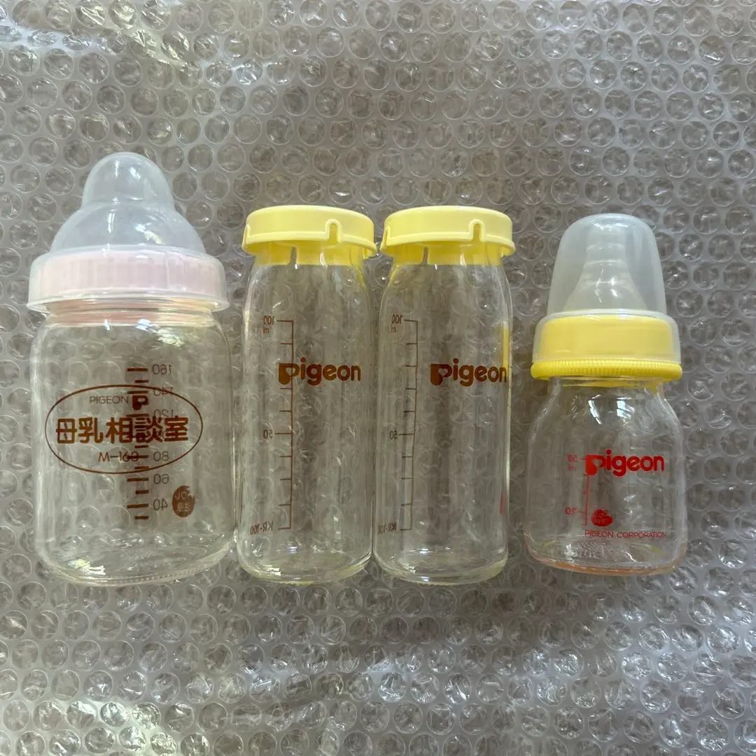 Thumbnail of Pigeon Baby Bottle Set of 4, Clear