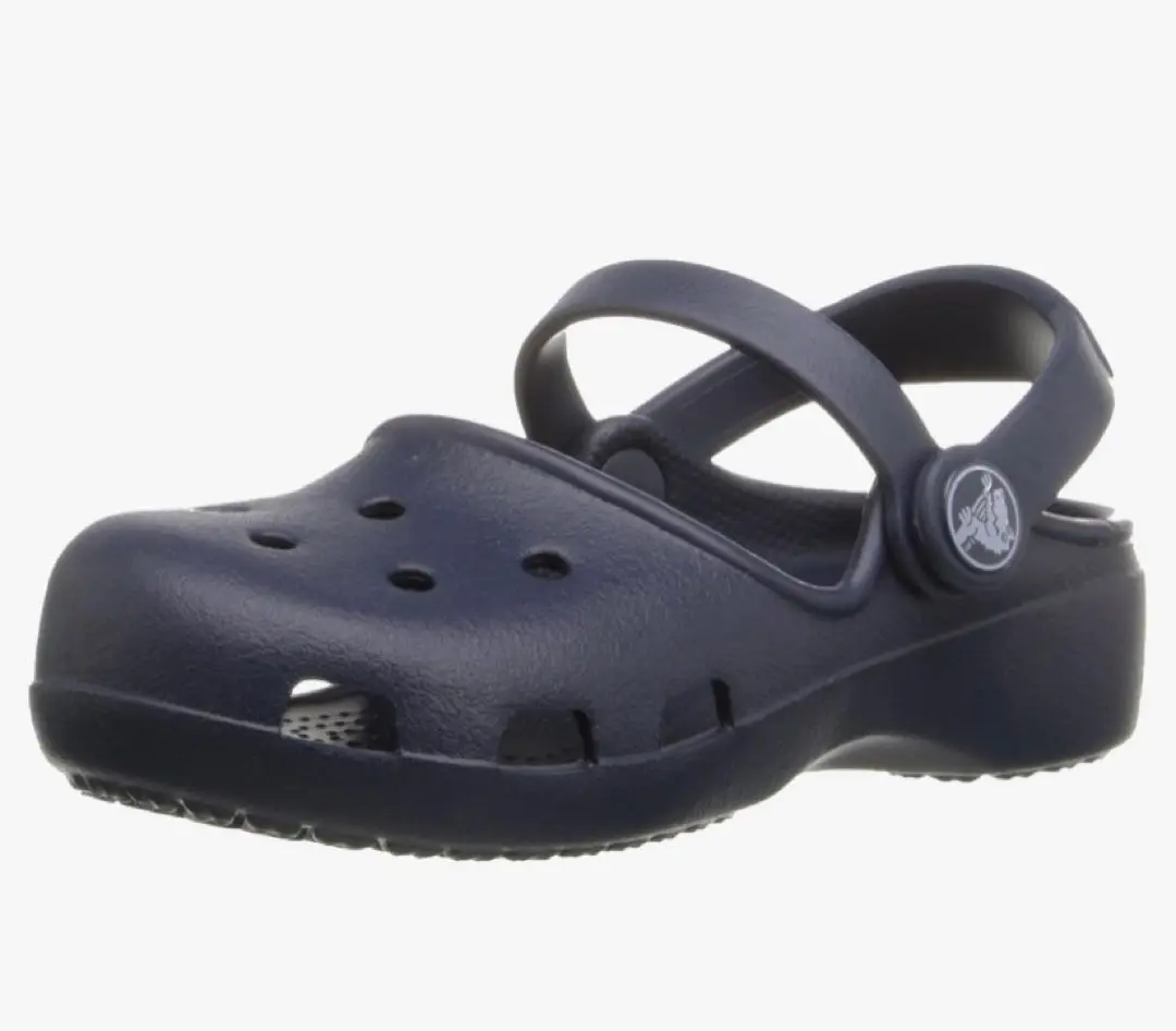 極美品✨crocs クロックス カリン ストラップ カリン ネイビー W8 廃盤 極美品✨crocs クロックス カリン ストラップ カリン ネイビー