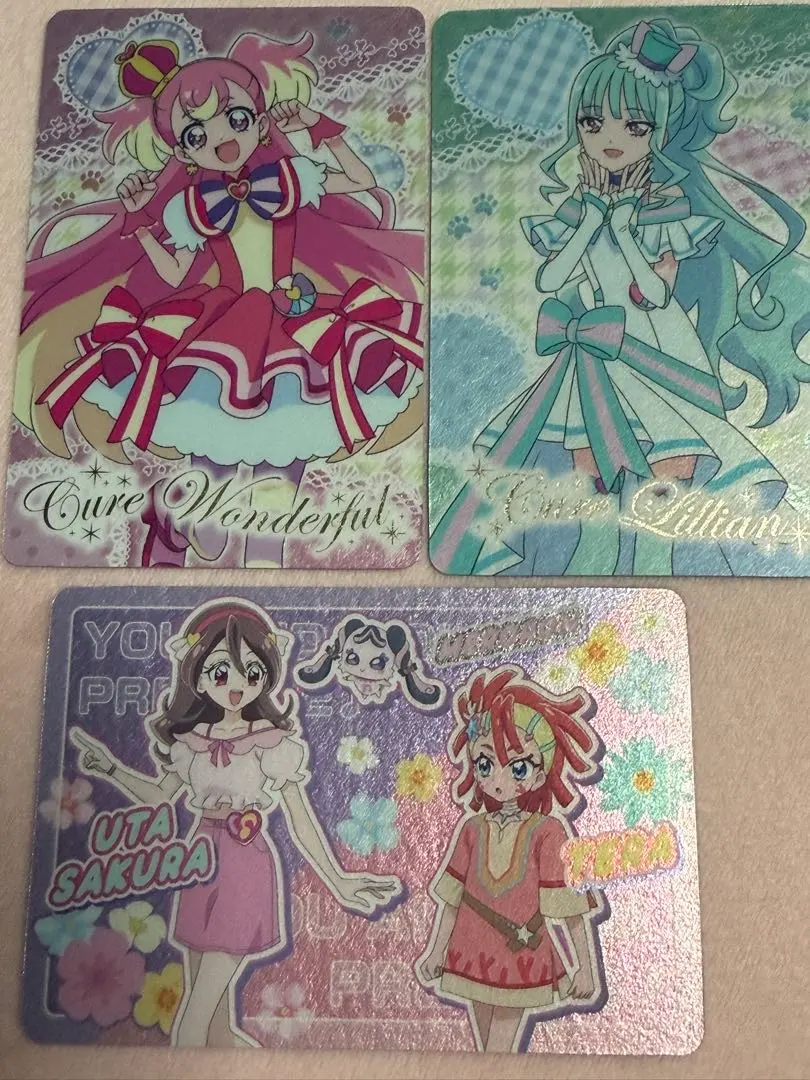 Thumbnail of You and Idol Pretty Cure Card 3 cards