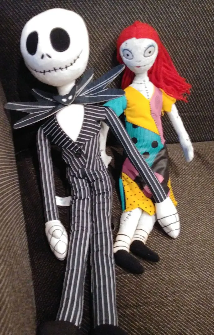 Thumbnail of The Nightmare Before Christmas ☆ Jack & Sally Plush Dolls ☆