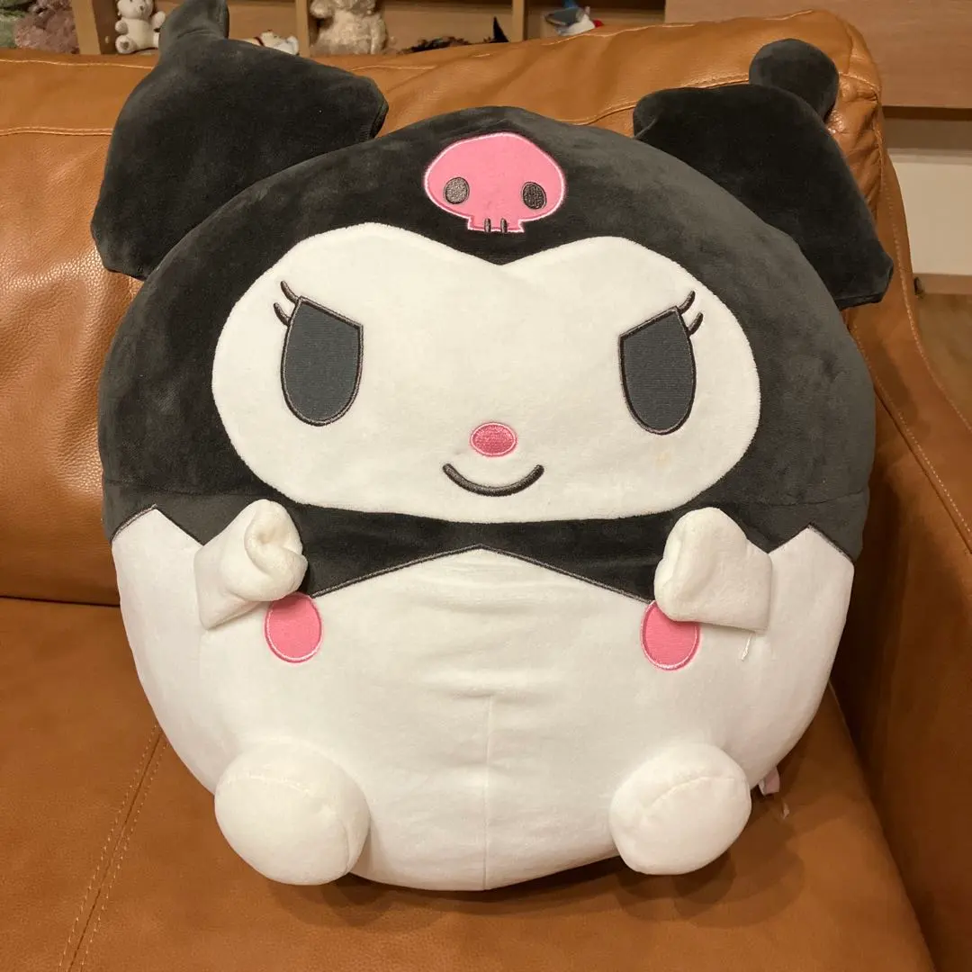 三麗鷗 Kuromi 滾滾抱枕 玩偶 Sanrio 的縮圖