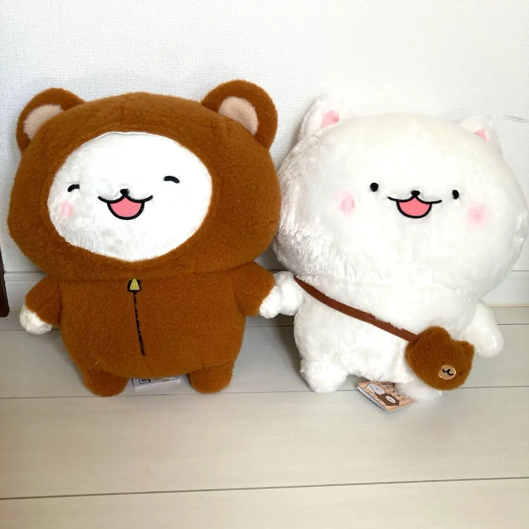 Thumbnail of Honobono Inu Pon-chan BIG Plush Doll Set of 2
