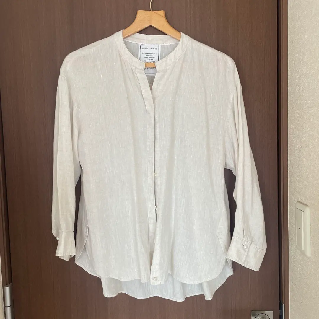 Thumbnail of Blue France White Long Sleeve Shirt