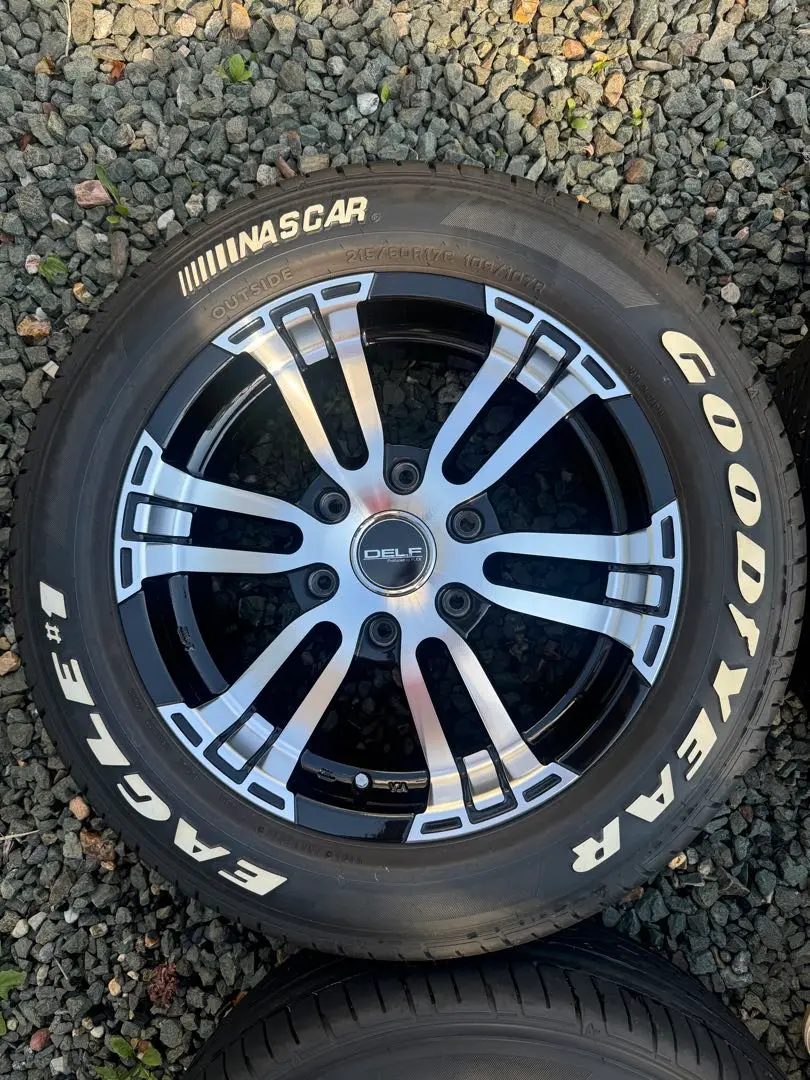 3 どぅ様　ハイエース　FLEX DELF02 17インチ　グッドイヤー 人気の贈り物が大集合 2 どぅ様ハイエースFLEX DELF02 17インチ