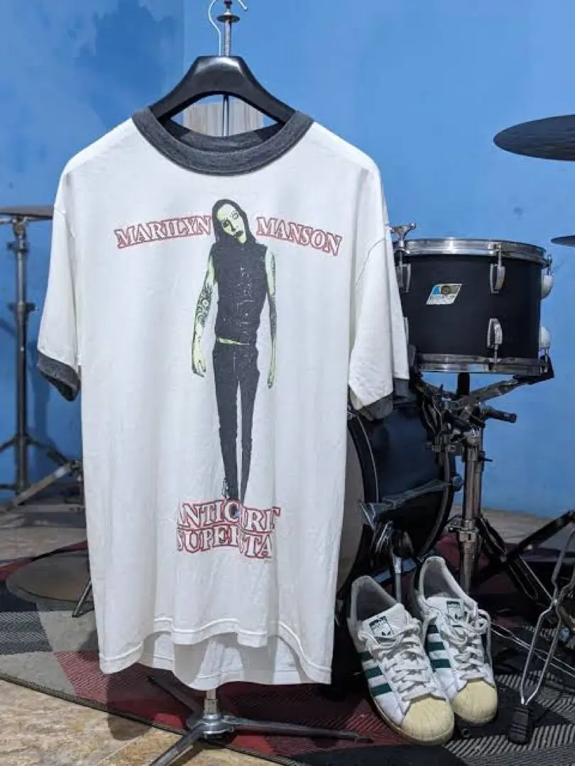 90s Marilyn Manson リンガーtシャツ　バンt vintage 中古・古着通販】バンドTシャツ (バンドTシャツ) 90s MARILYN