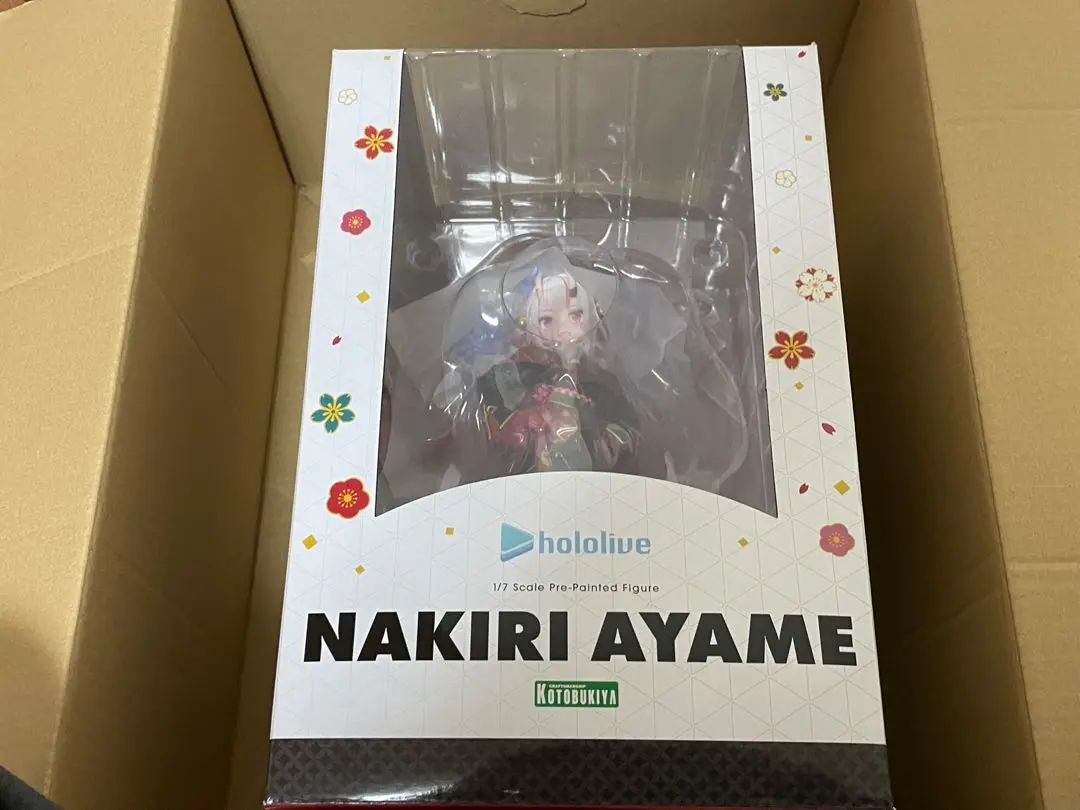 百鬼あやめ　1/7スケールフィギュア　早期購入特典にぱぁ顔つき ホロライブ 百鬼あやめ フィギュア 1/7スケール 限定特典【に