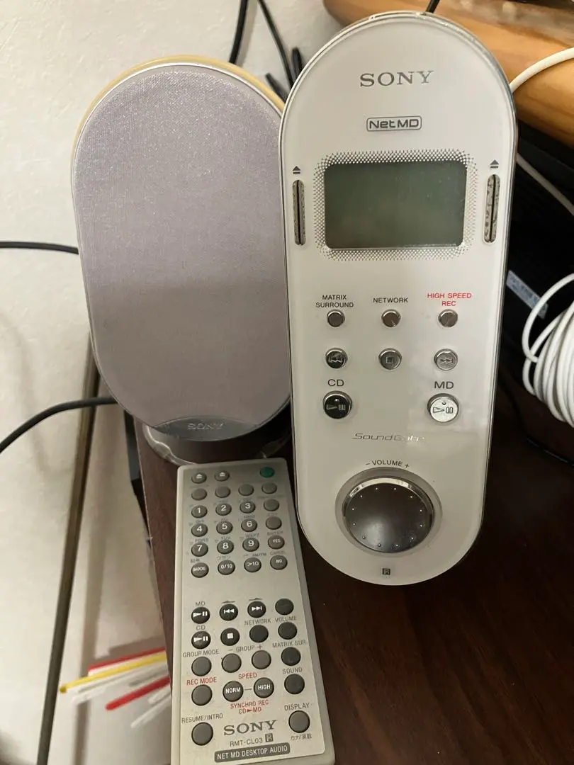 【美品　リモコン付　配線修理済】SONYコンポネット　MD-LAM-Z03 配線補修済】SONY LAM-Z03 Sound Gate CD/MD コンポ - メルカリ
