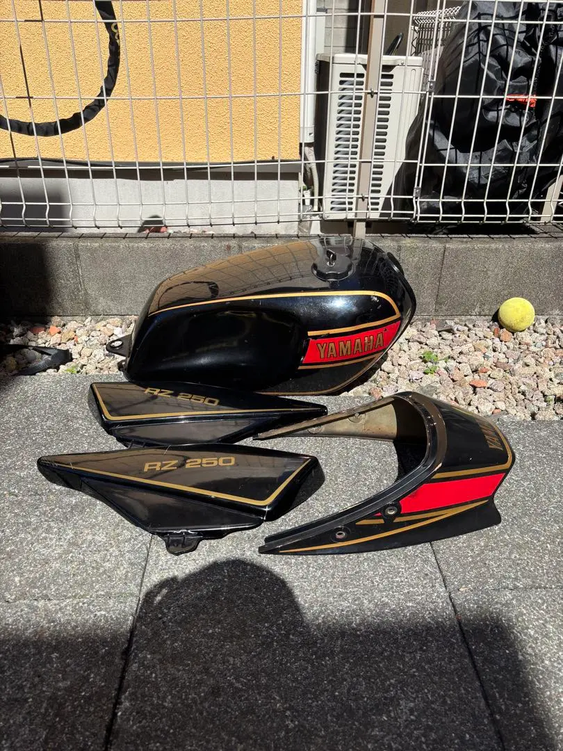 YAMAHA RZ250 タンクとカバーセット ヤマハ RZ125 RZ250 RZ350 RZ250R RZ350R RZ-R 等 フューエル