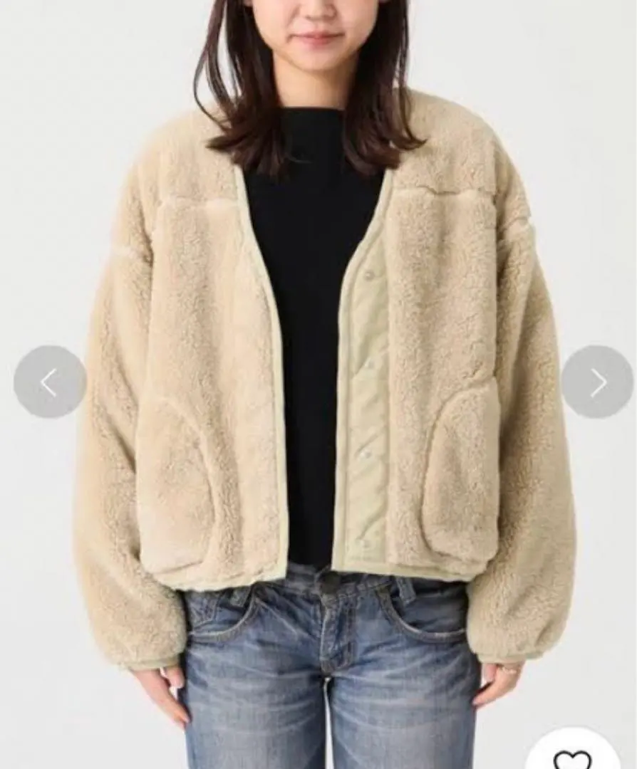 JOURNAL STANDARD 短毛絨短款外套 的縮圖