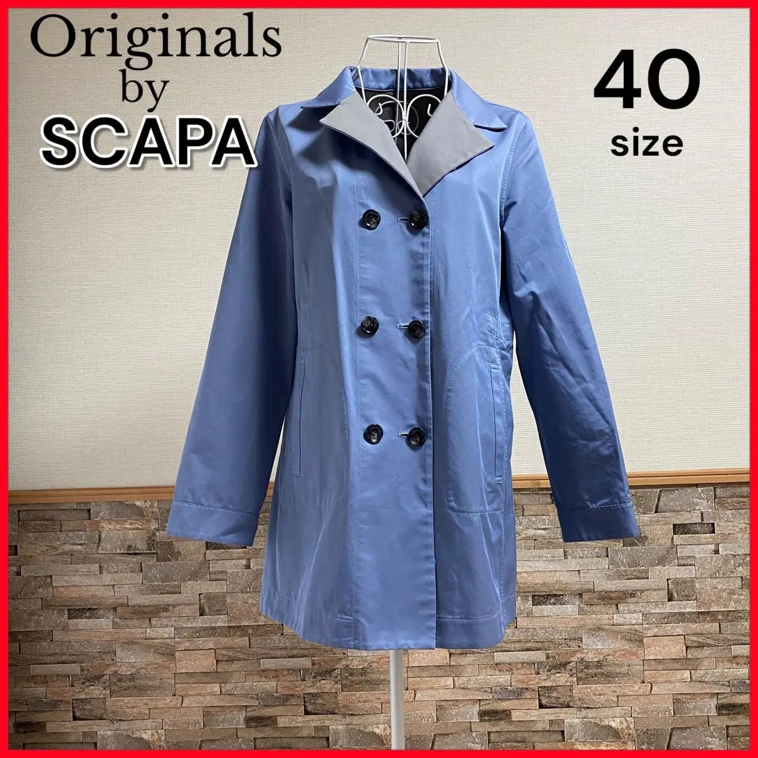 未使用品【SCAPA】スキャパ　ライナー付き　トレンチコート　スプリングコート 2025年最新】スキャパ トレンチコート・スプリングコートの人気