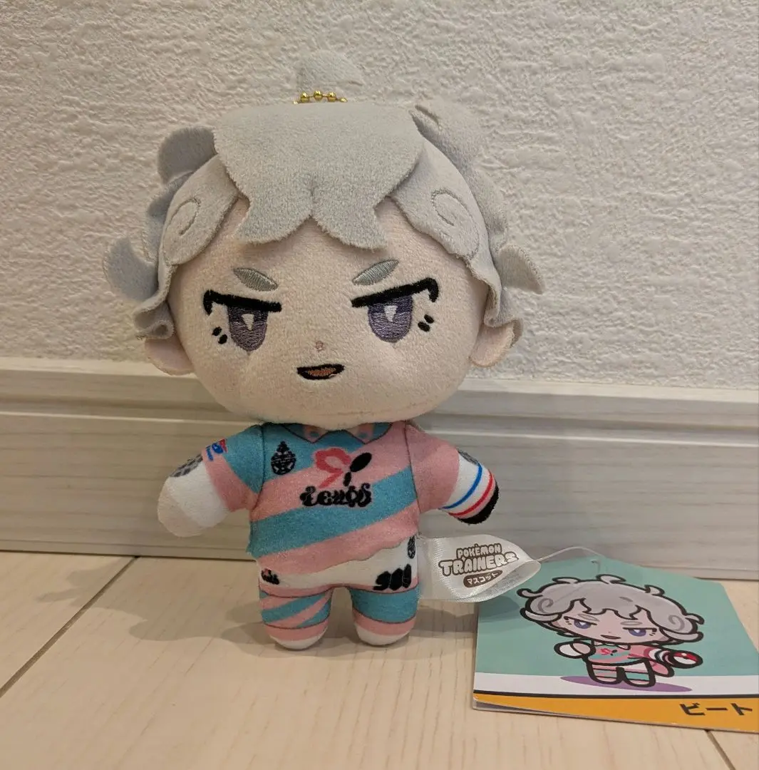 タグ付　ポケモン ビート　ぬいぐるみ トレーナー マスコット　ポケットモンスター ポケモンセンター ぬいぐるみマスコット トレーナー サイトウ