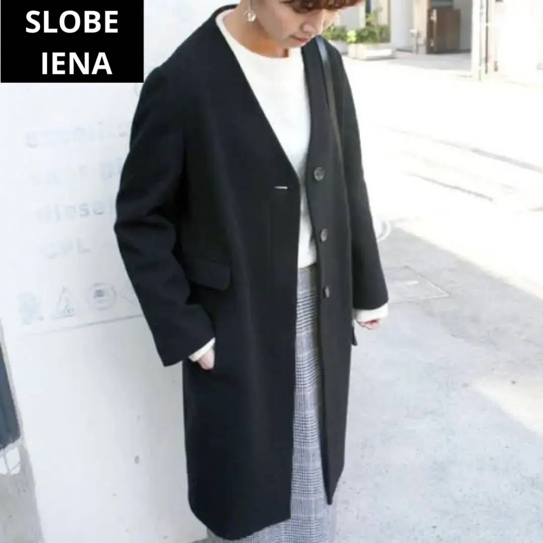 【極美品】SLOBE スローブ レディース ロングコート ブラック 2025年最新】SLOBE IENA レディース ロングコートの人気アイテム