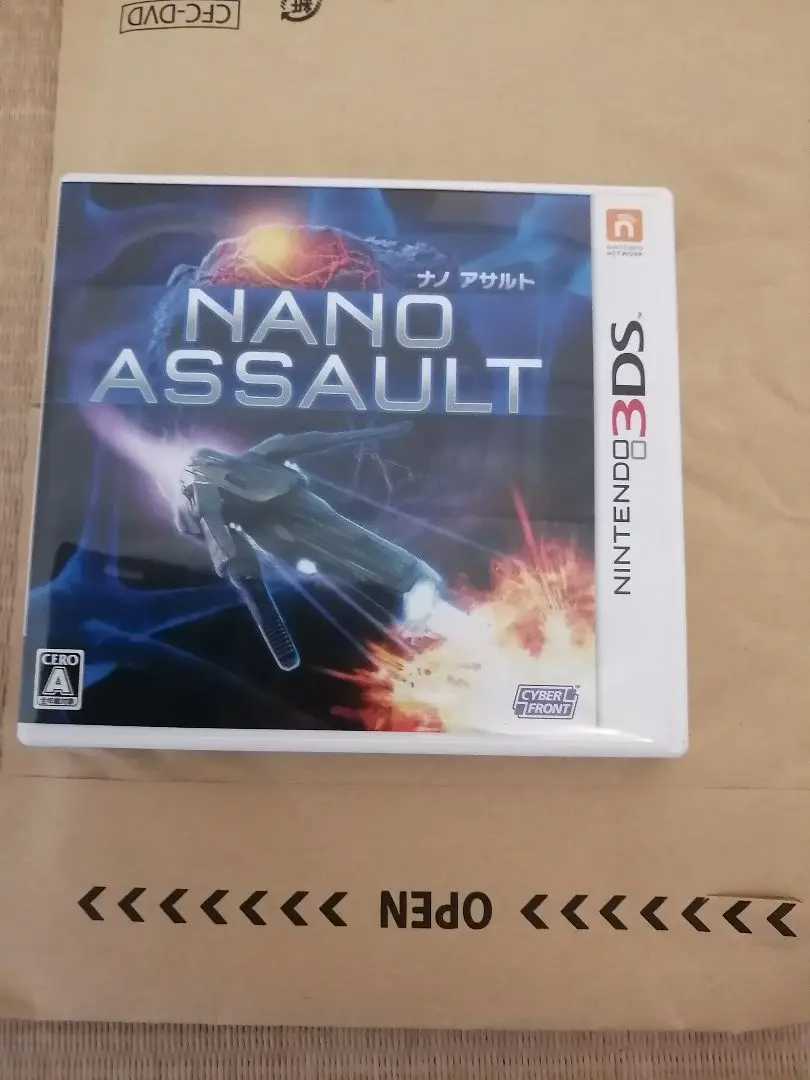 ★希少 動作良好 ソフトのみ★3DS NANO ASSAULT（ナノアサルト） Nano assaultナノアサルト【3ds・北米版】