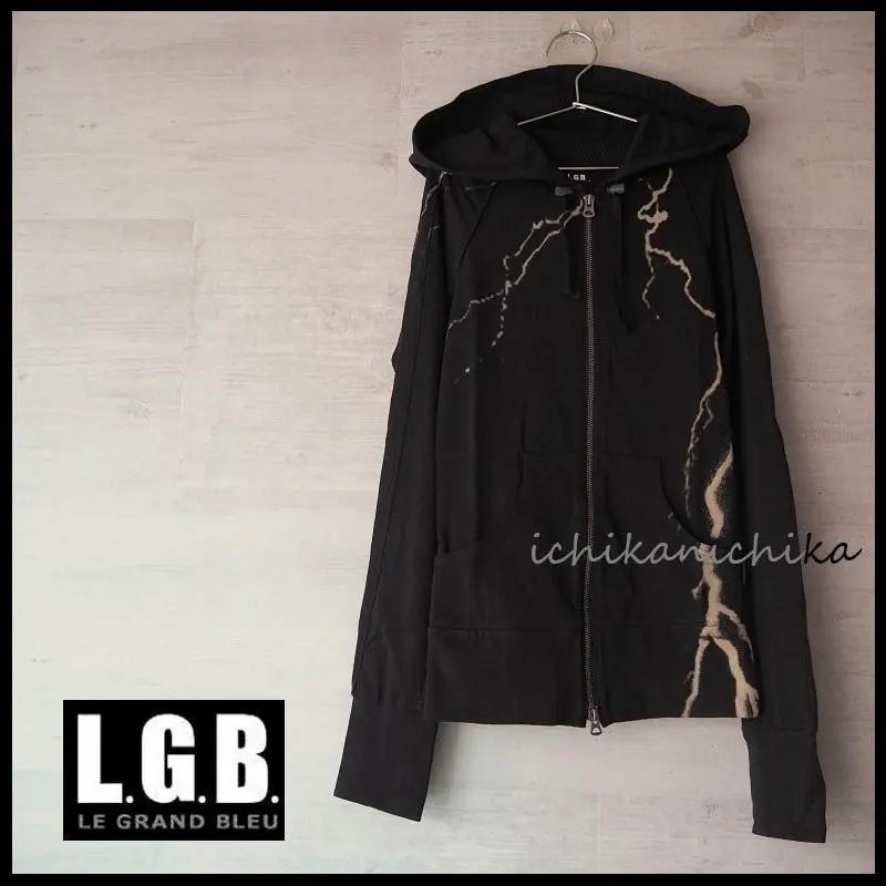 激レア　未使用LGBルグランブルー　メタリックボクサーパーカー サイズ0 L.G.B.（ルグランブルー）の「＠L.G.B./ルグランブルー/BOXER/PK