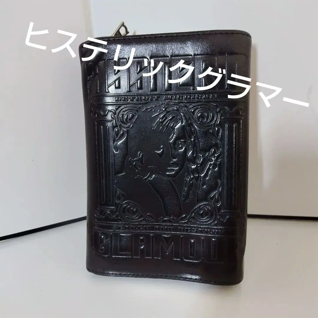 ヒステリックグラマー ヒスガール 型押しレザー 二つ折り財布 ブラック 大阪心斎橋店の出張買取にて、ヒステリックグラマーのガール型