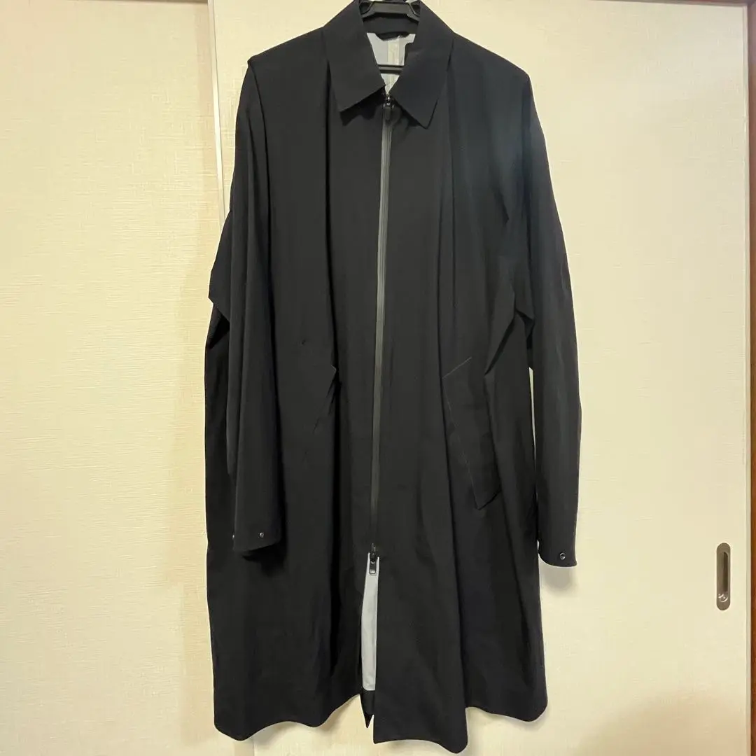 DESCENTE PAUSE デサントポーズ ステンカラーコート ブラック O DESCENTE PAUSE（デサントポーズ）｜ステンカラーコート一覧 - WEAR