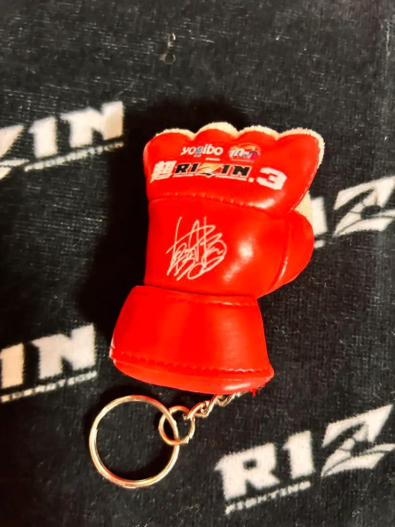【新品&美品‼️】RIZINファイター　【朝倉未来選手】　直筆サイン入りグローブ‼️ 朝倉未来 実使用 サイン入り グローブ vs 矢地戦 RIZIN17