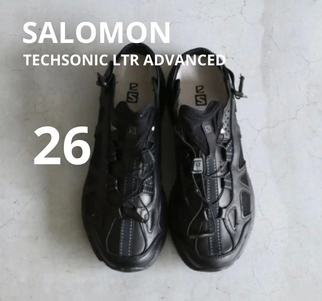 【SALOMON】TECHSONIC サロモン SALOMON サロモン Techsonic ブラック 26.5cm 24SS