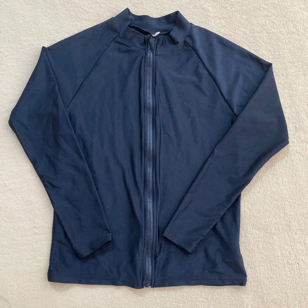 Thumbnail of Navy full-zip rash guard 150