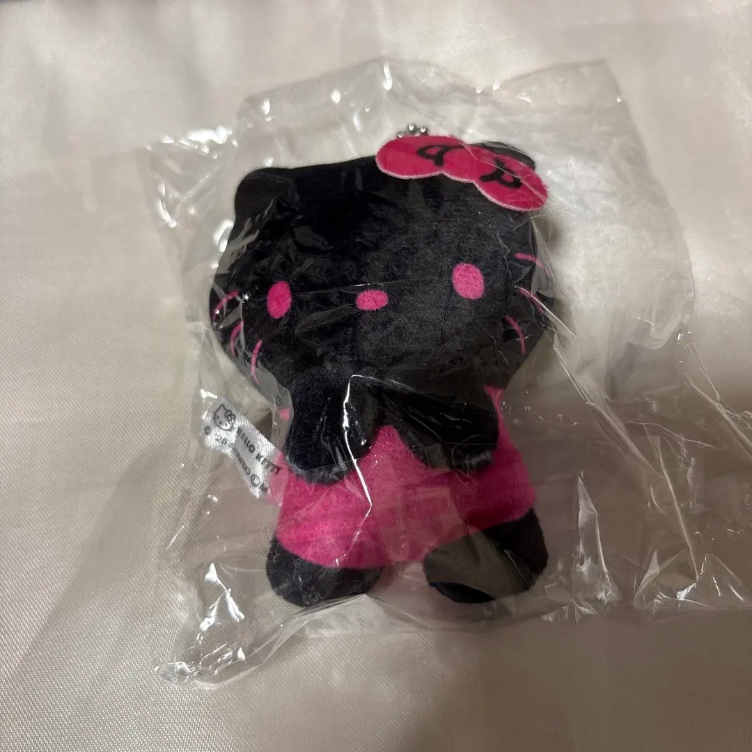 Thumbnail of Hello Kitty Plush Ball Chain 2 Pink & Black