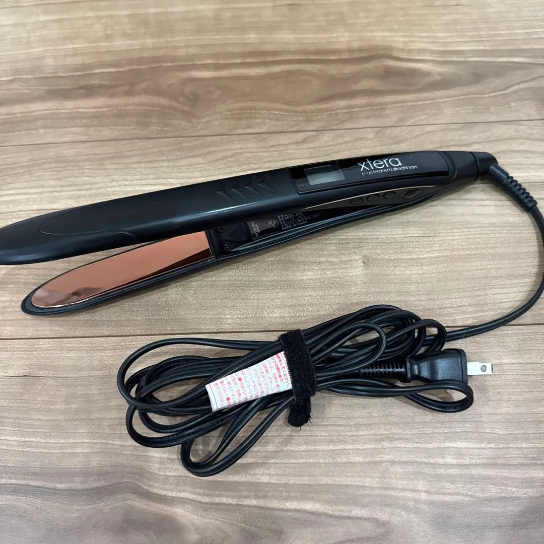 TKM xtera プロフェッショナルストレートアイロン xtera ピーアップ テラヘルツ ストレートアイロン エクステラ 2G